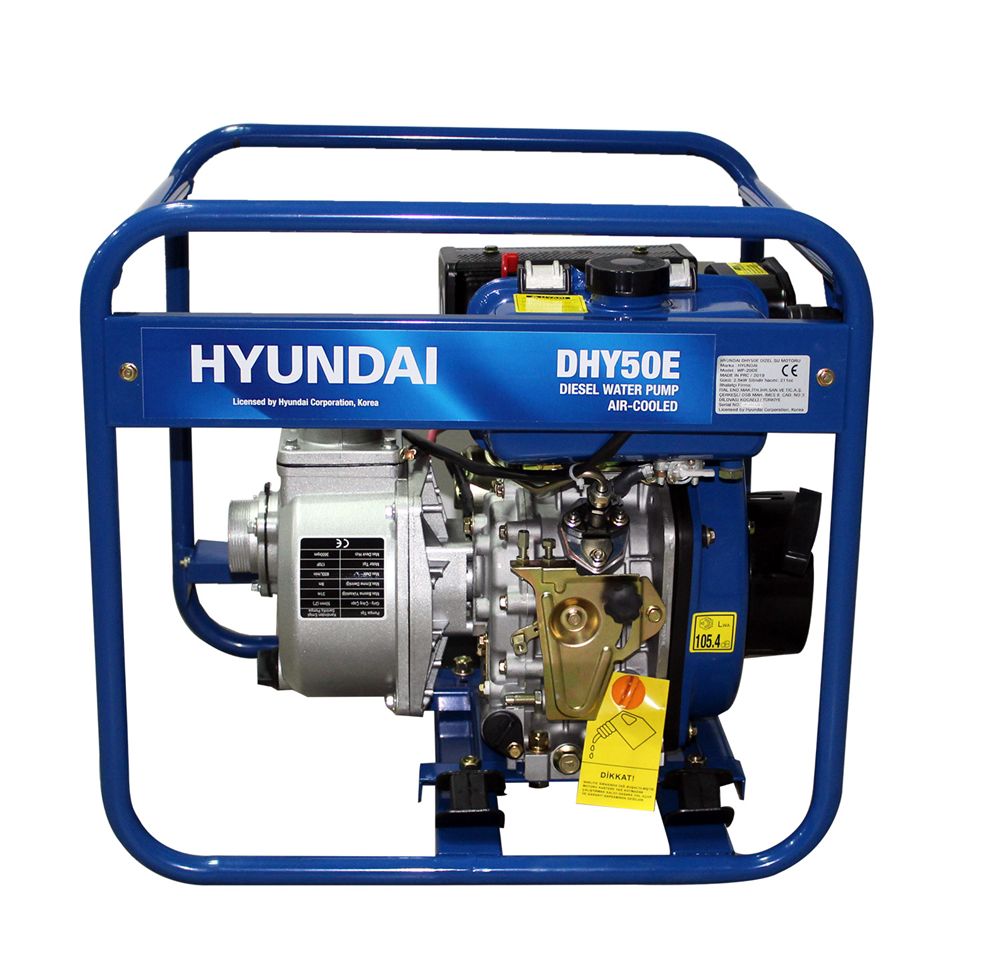 Hyundai DHY50E Dizel Su Motoru 2'' Marşlı