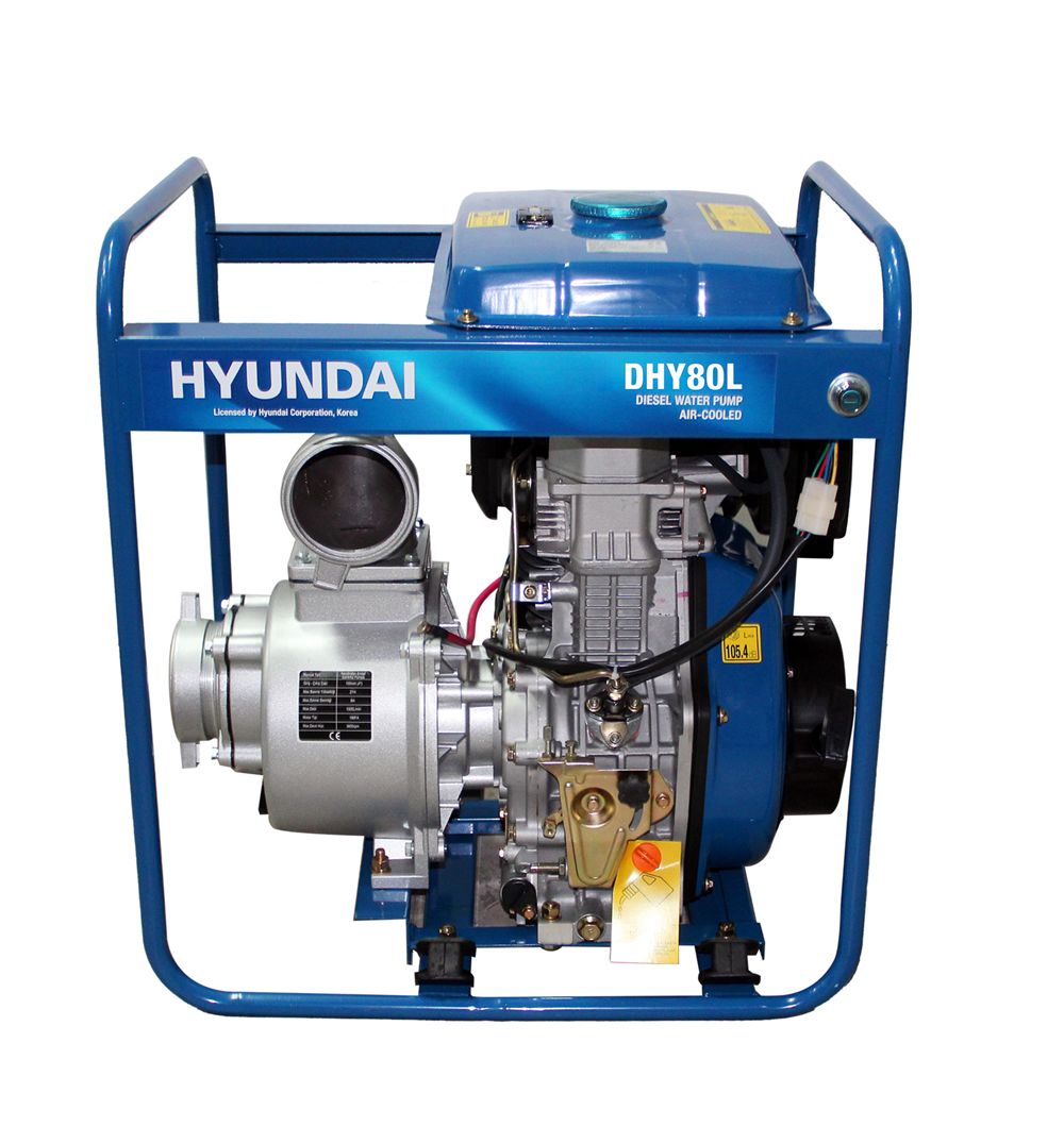 Hyundai DHY80L Dizel Su Motoru 3